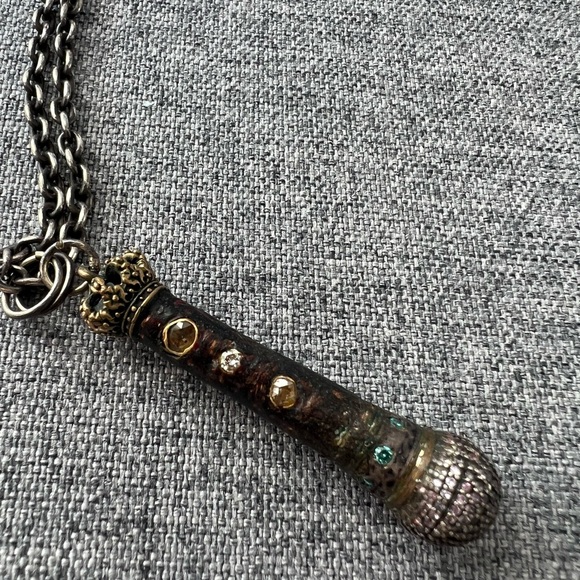 Stones of Character Jewelry - Stones of Character Diamond Microphone Necklace
